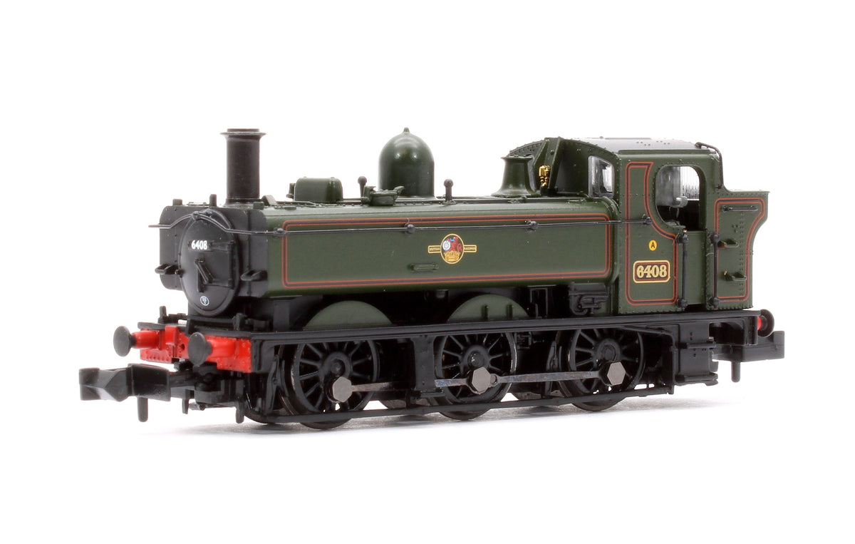 Pre-Owned GWR 64XX Pannier Tank 6408 BR Lined Green (Late Crest) Steam Locomotive