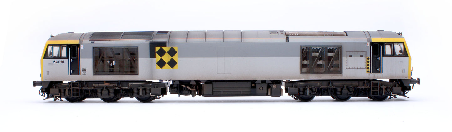 Highly Detailed Premium Weathered Class 60 061 “Alexander Graham Bell” Triple Grey Coal Diesel Electric Locomotive - DCC Sound