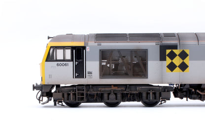 Highly Detailed Premium Weathered Class 60 061 “Alexander Graham Bell” Triple Grey Coal Diesel Electric Locomotive - DCC Sound