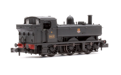 GWR 64XX Pannier Tank 6413 BR Black (Early Emblem) Steam Locomotive - Weathered
