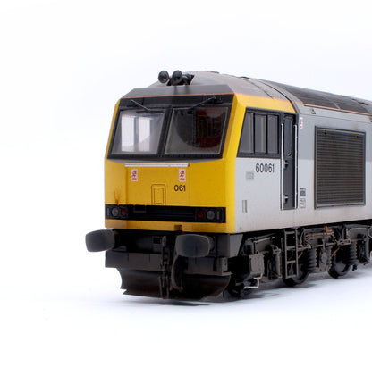 Highly Detailed Premium Weathered Class 60 061 “Alexander Graham Bell” Triple Grey Coal Diesel Electric Locomotive