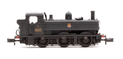 GWR 64XX Pannier Tank 6413 BR Black (Early Emblem) Steam Locomotive - Weathered