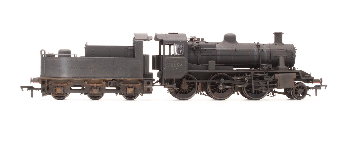 Pre-Owned R3981 Standard Class 2MT 2-6-0 BR Black Late Crest 78054 Steam Locomotive - DCC Fitted - Custom Weathered