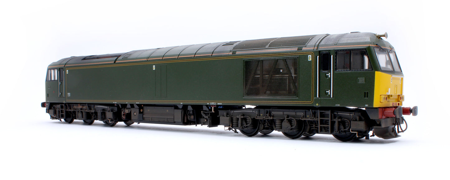Highly Detailed Premium Weathered Class 60 081 “Isambard Kingdom Brunel” GWR Green Diesel Electric Locomotive