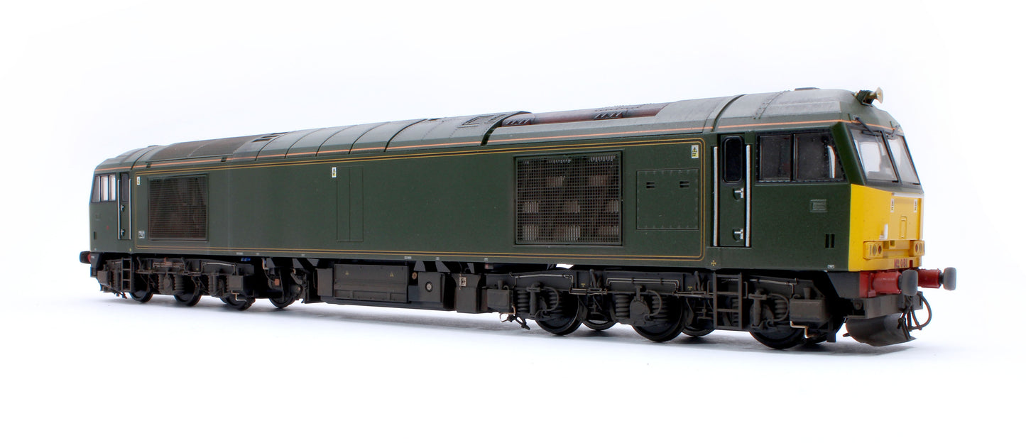 Highly Detailed Premium Weathered Class 60 081 “Isambard Kingdom Brunel” GWR Green Diesel Electric Locomotive