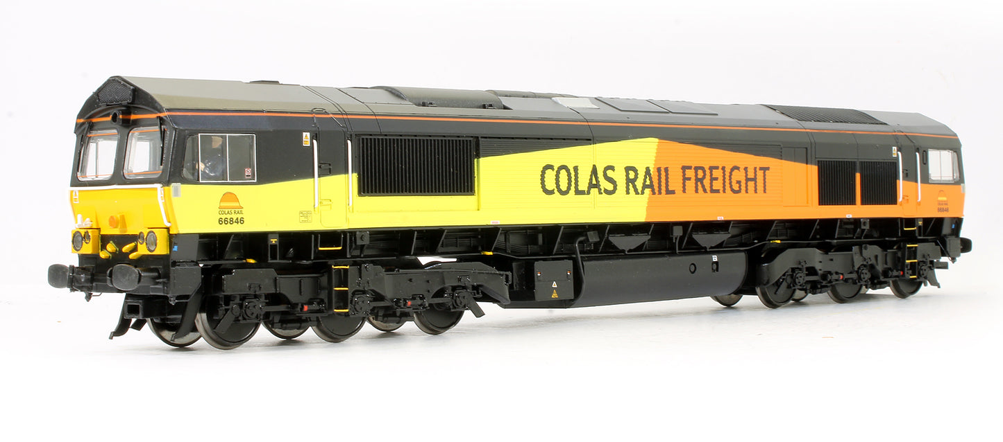 32-736 Pre-Owned Class 66846 Colas Rail Freight Diesel Locomotive - DCC Sound