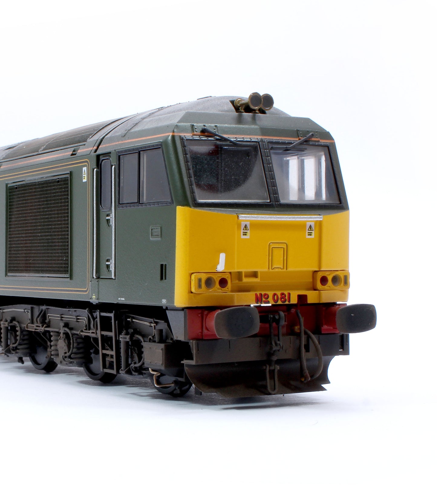 Highly Detailed Premium Weathered Class 60 081 “Isambard Kingdom Brunel” GWR Green Diesel Electric Locomotive