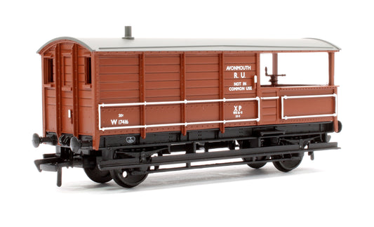 GWR 20T 'Toad' Brake Van BR Bauxite (Early) W17416