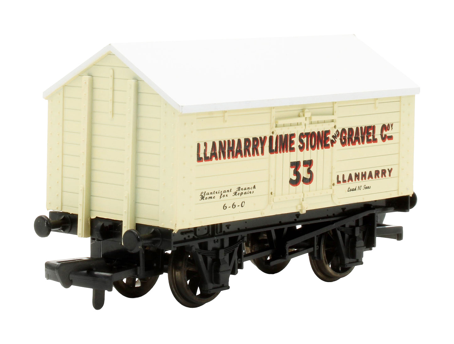 Pre-Owned 10T Peaked Roof Van Llanharry Lime Stone Gravel Co '33' - Limited Edition