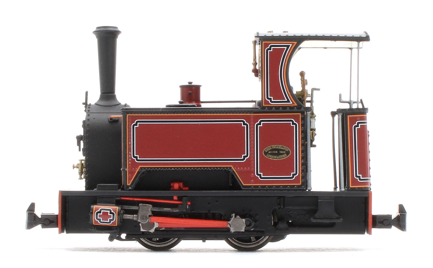 986203 Sirdar Class 0-4-0 Kerr, Stuart & Co. Short-Tank 'What If' - FR Lined Red Steam Locomotive