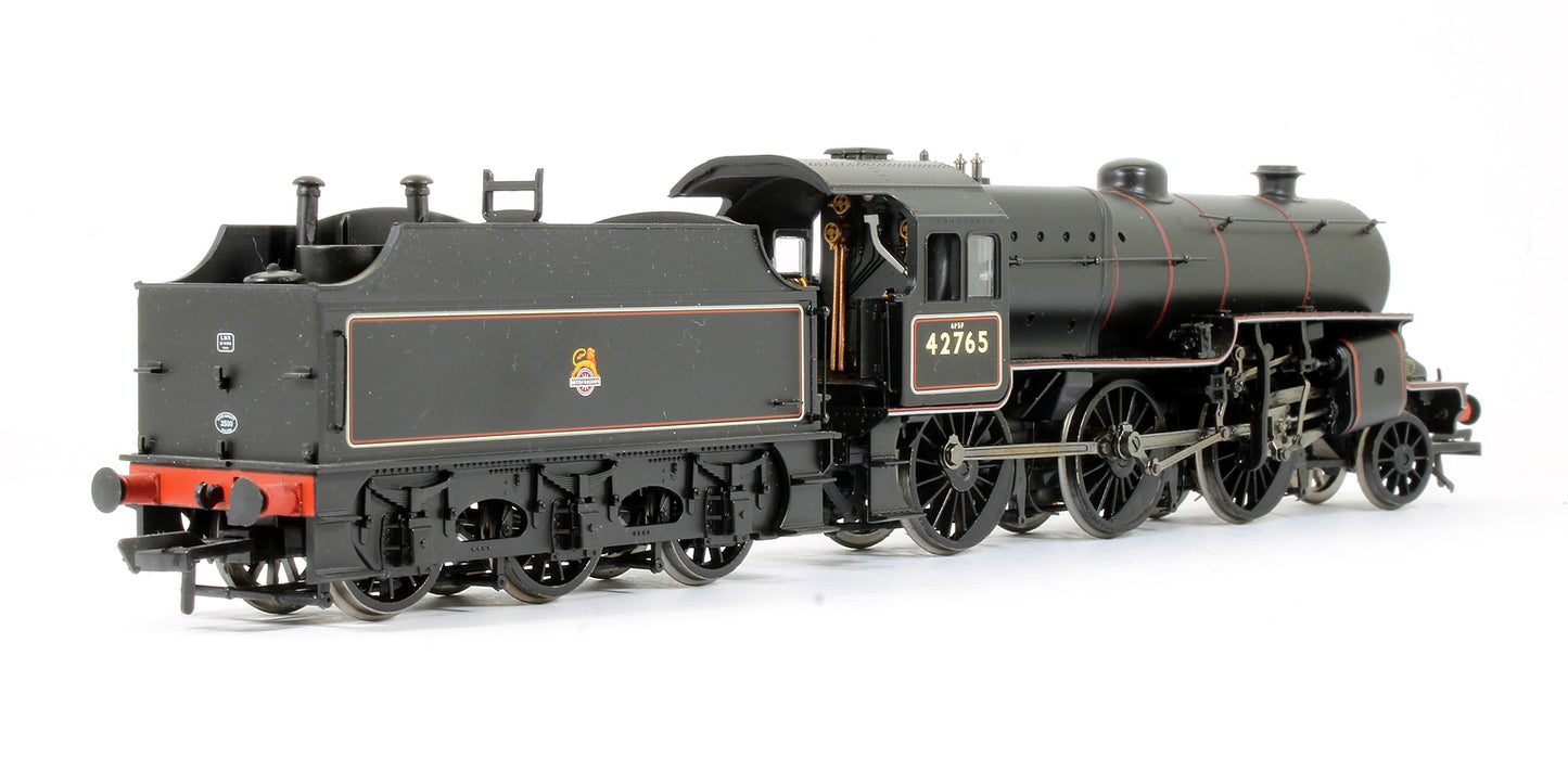 Pre-Owned LMS Crab 42765 BR Lined Black Early Emblem Steam Locomotive