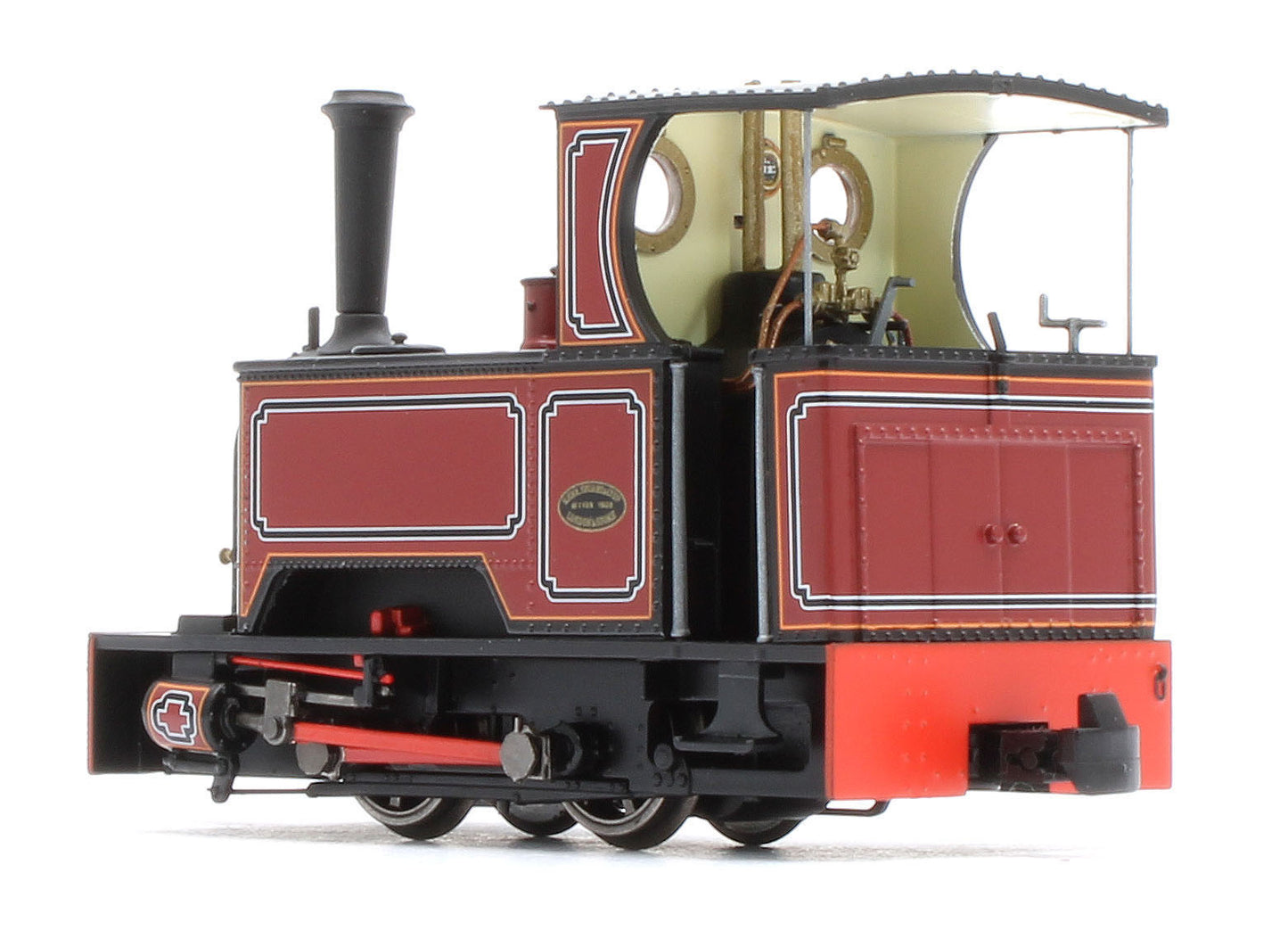 986203 Sirdar Class 0-4-0 Kerr, Stuart & Co. Short-Tank 'What If' - FR Lined Red Steam Locomotive