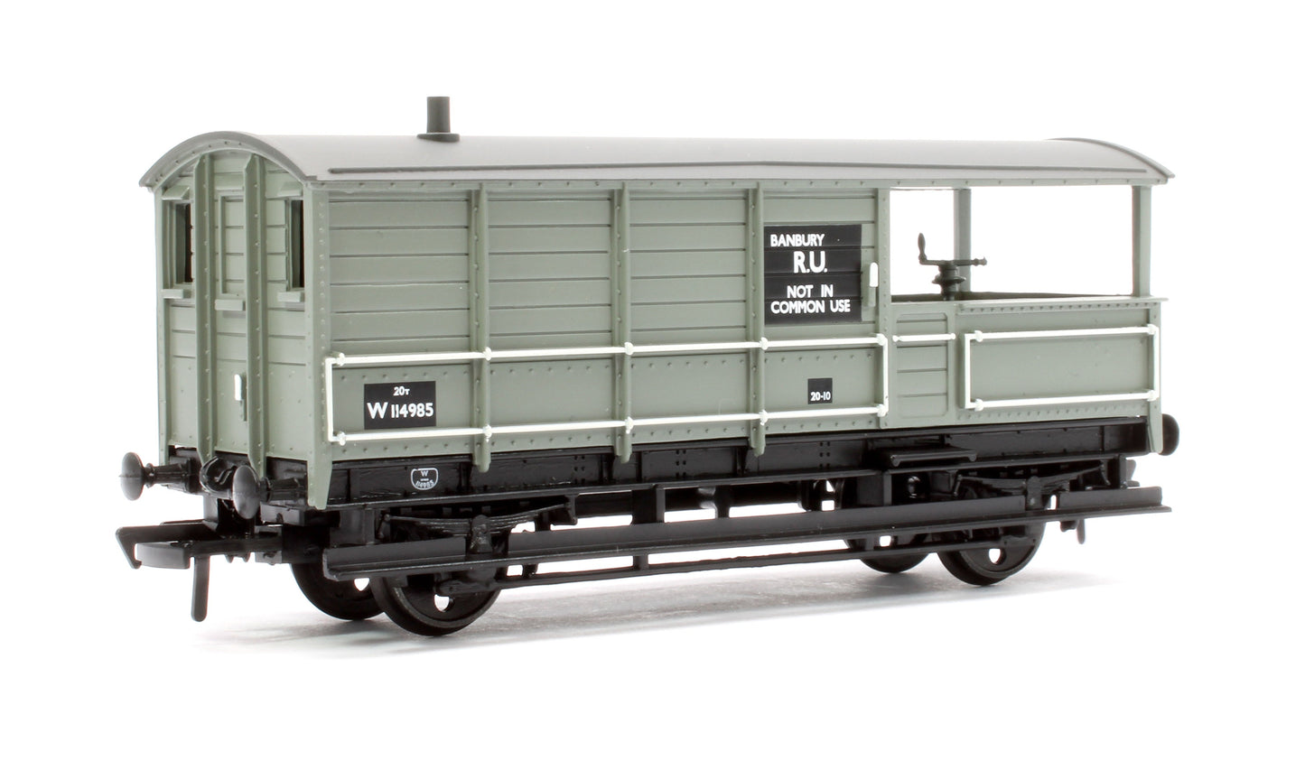 Pre-Owned 33-306E GWR 20T 'Toad' Brake Van BR Grey (Early) W114985