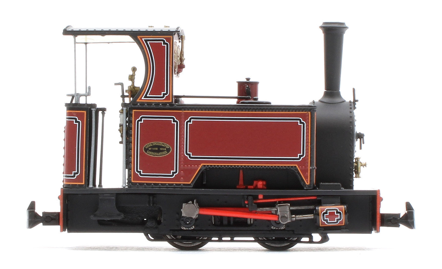 986203 Sirdar Class 0-4-0 Kerr, Stuart & Co. Short-Tank 'What If' - FR Lined Red Steam Locomotive