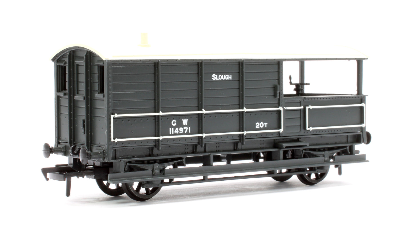 GWR 20T 'Toad' Brake Van GWR Grey 114971