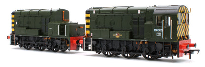 35-945-13002 Bespoke Class 13 13002 BR Green (Wasp Stripes) Diesel Locomotive - Renumbered