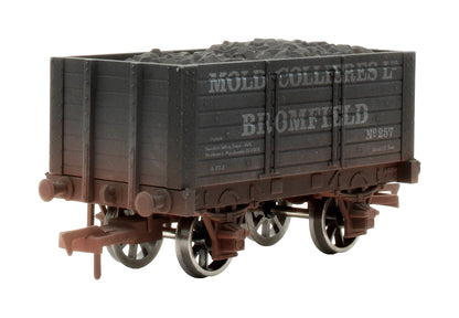 Pre-Owned 4F-072-022 12T 9ft 7 Plank Wagon Mold Colliery '257' Weathered