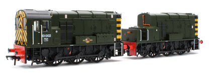 35-945-13002 Bespoke Class 13 13002 BR Green (Wasp Stripes) Diesel Locomotive - Renumbered