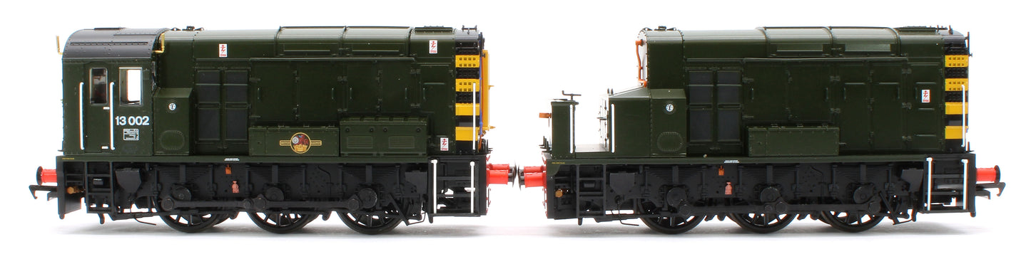 35-945-13002 Bespoke Class 13 13002 BR Green (Wasp Stripes) Diesel Locomotive - Renumbered