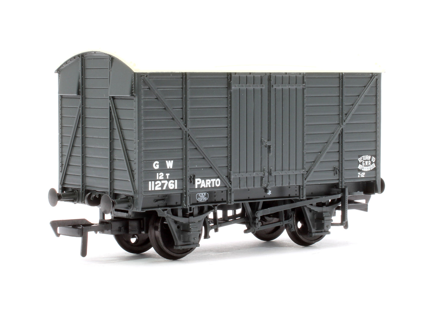 GWR 12T 'Parto' Ventilated Van GWR Grey 112761