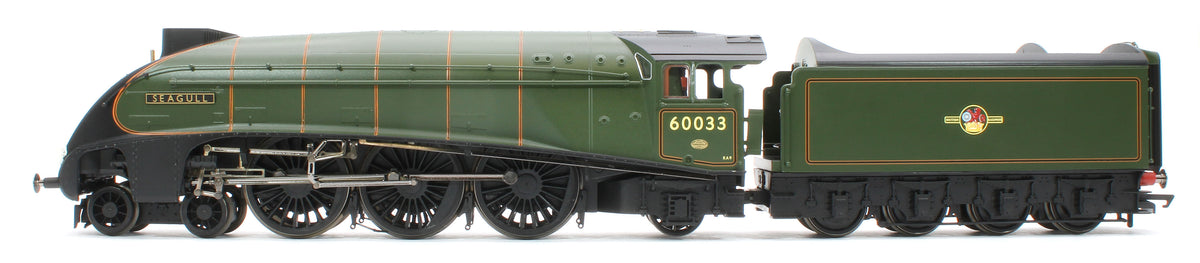 R30552SS Class A4 4-6-2 BR Green Late Crest 60033 'Seagull' Steam Locomotive - DCC Sound & Smoke