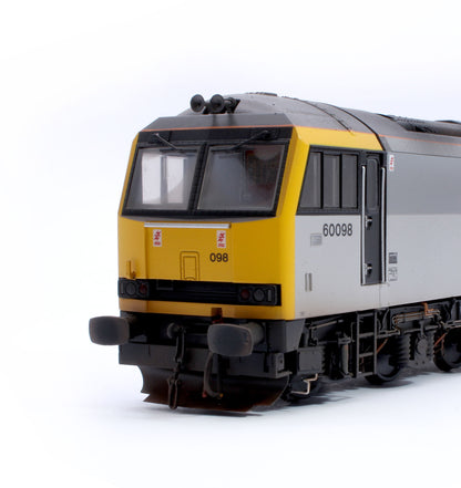 Highly Detailed Premium Weathered Class 60 098 “Charles Francis Brush” Construction Sector Diesel Electric Locomotive - DCC Sound