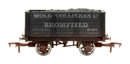 Pre-Owned 4F-072-022 12T 9ft 7 Plank Wagon Mold Colliery '257' Weathered