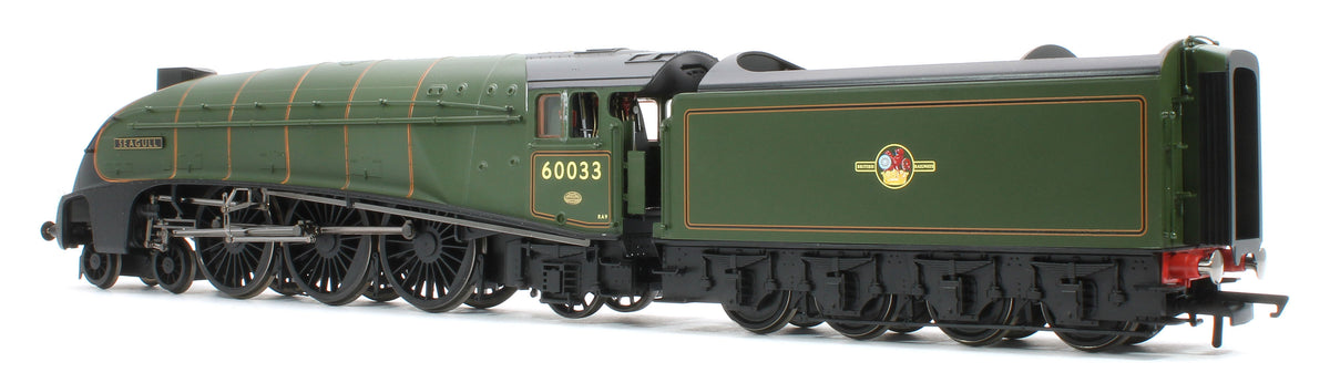 R30552SS Class A4 4-6-2 BR Green Late Crest 60033 'Seagull' Steam Locomotive - DCC Sound & Smoke