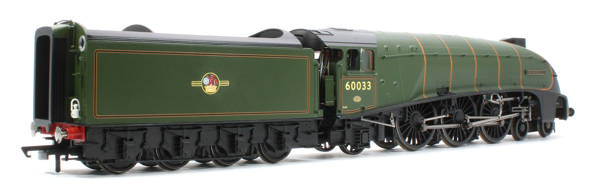 R30552SS Class A4 4-6-2 BR Green Late Crest 60033 'Seagull' Steam Locomotive - DCC Sound & Smoke