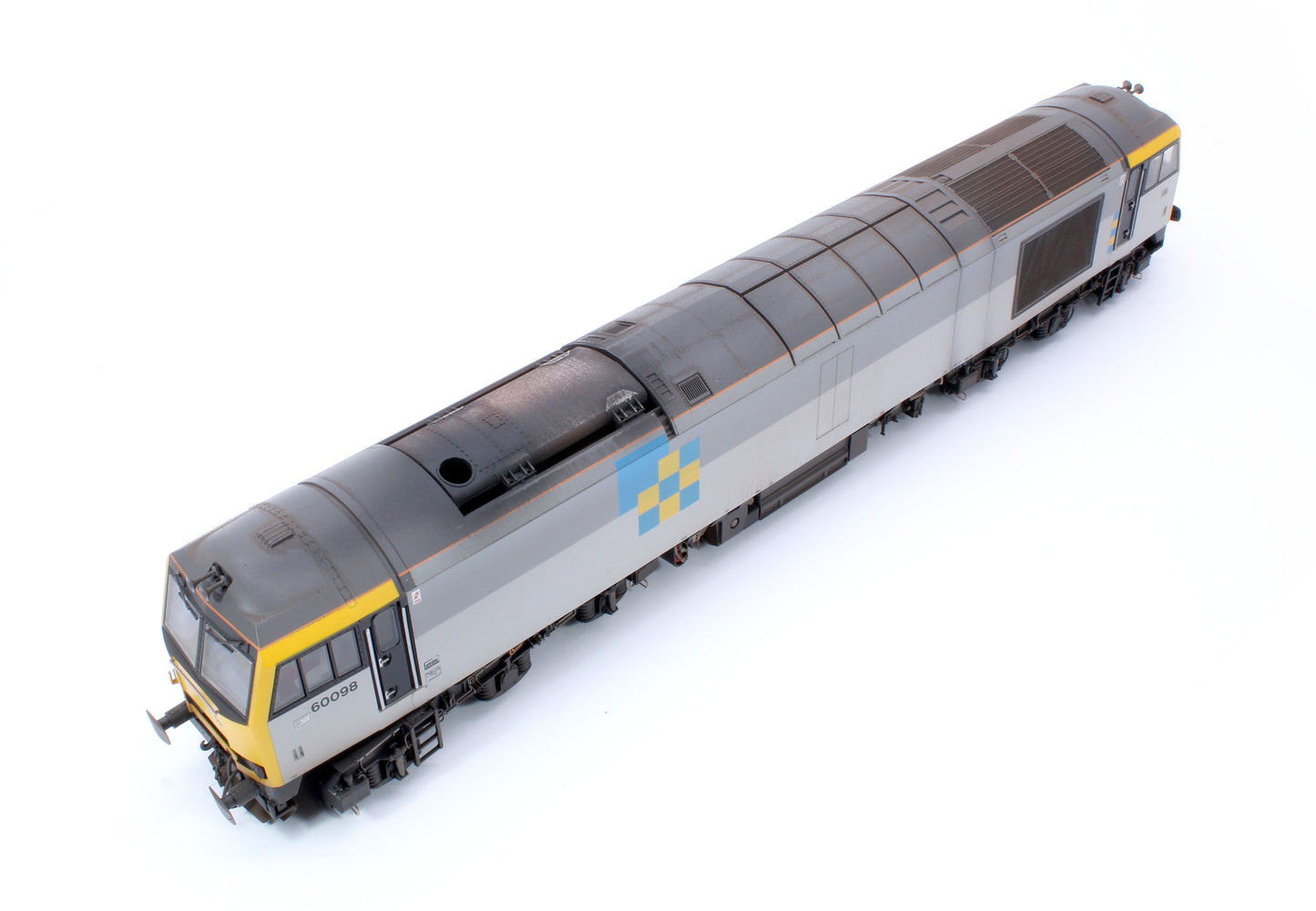 Highly Detailed Premium Weathered Class 60 098 “Charles Francis Brush” Construction Sector Diesel Electric Locomotive - DCC Sound