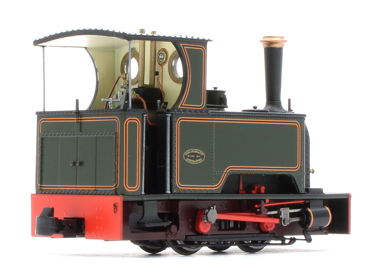 986704 Sirdar Class 0-4-0 Kerr, Stuart & Co. Short-Tank 'What If' - Lined Green Steam Locomotive - DCC Fitted