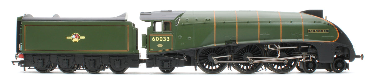 R30552SS Class A4 4-6-2 BR Green Late Crest 60033 'Seagull' Steam Locomotive - DCC Sound & Smoke