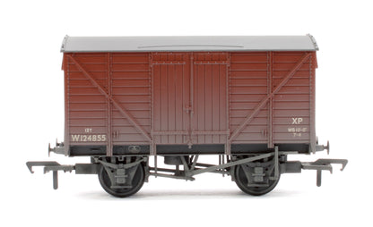 GWR 12T Ventilated Van BR Bauxite (Late) W124855 - Weathered