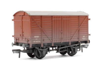 GWR 12T 'Mogo' Motor Car Van BR Bauxite (Early) W105714 - Weathered