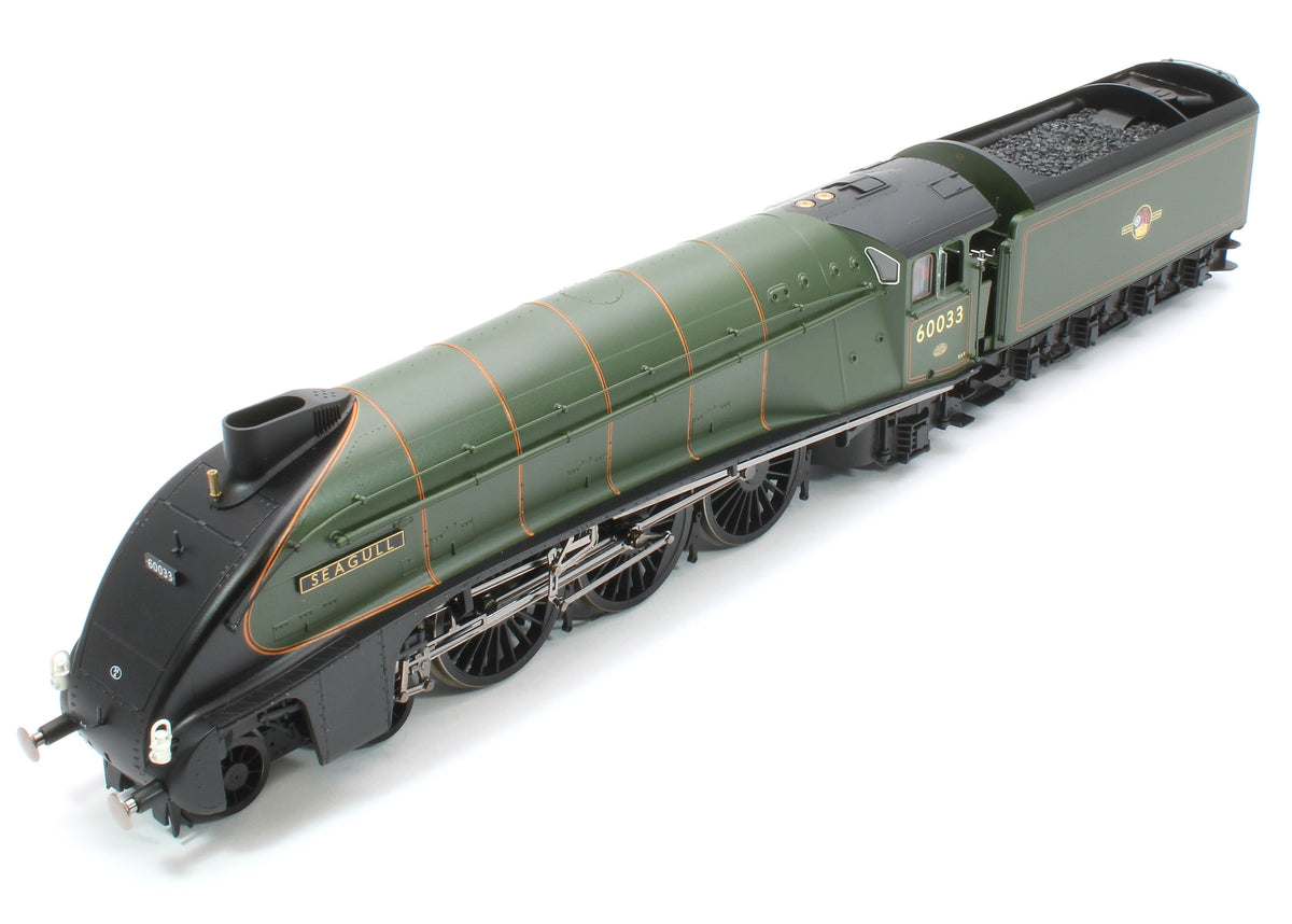 R30552SS Class A4 4-6-2 BR Green Late Crest 60033 'Seagull' Steam Locomotive - DCC Sound & Smoke