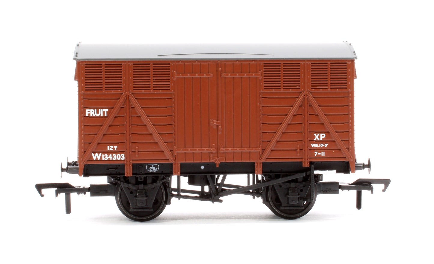 GWR 12 Ton Fruit Van  BR Bauxite (Early) W134303