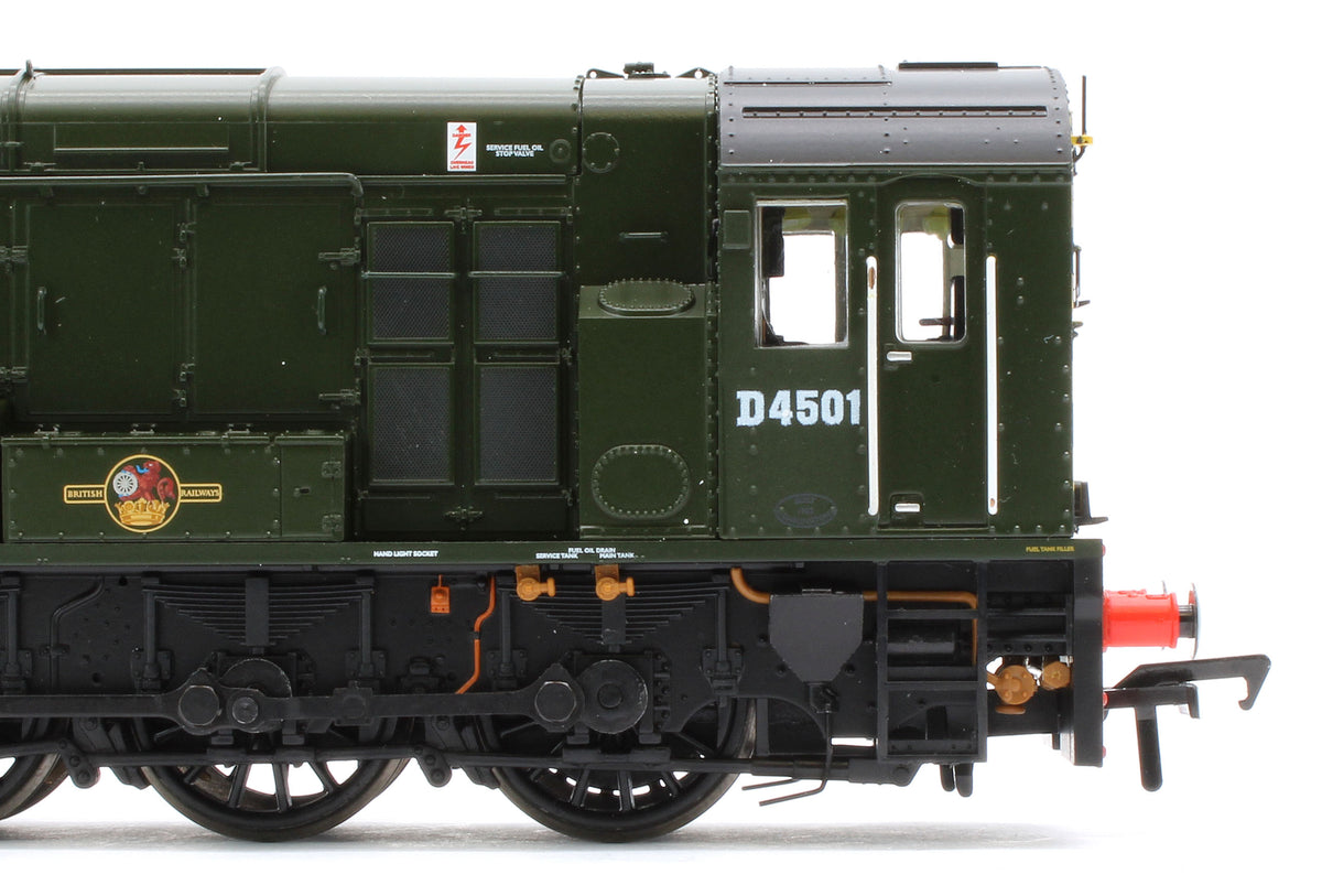 35-945-D4501 Bespoke Class 13 D4501 BR Green (Wasp Stripes) Diesel Locomotive - Renumbered