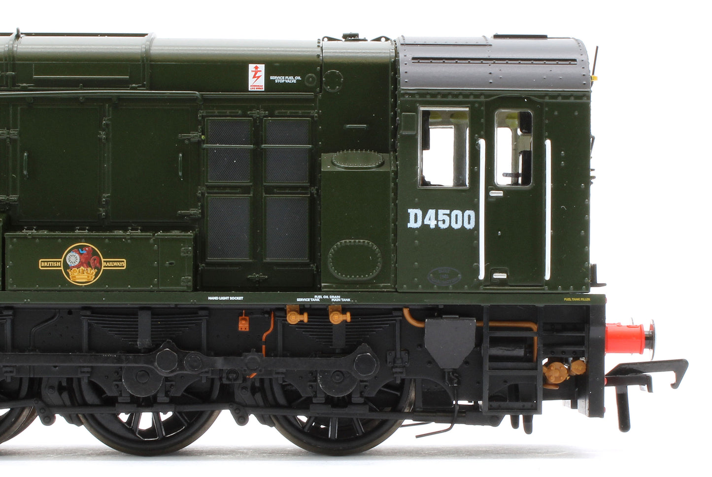 35-945-D4500 Bespoke Class 13 D4500 BR Green (Wasp Stripes) Diesel Locomotive - Renumbered