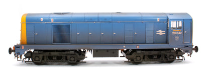 Class 20 BR Blue 20042 DCE Stripes (Disc Headcode) Diesel Locomotive - Faded/Weathered