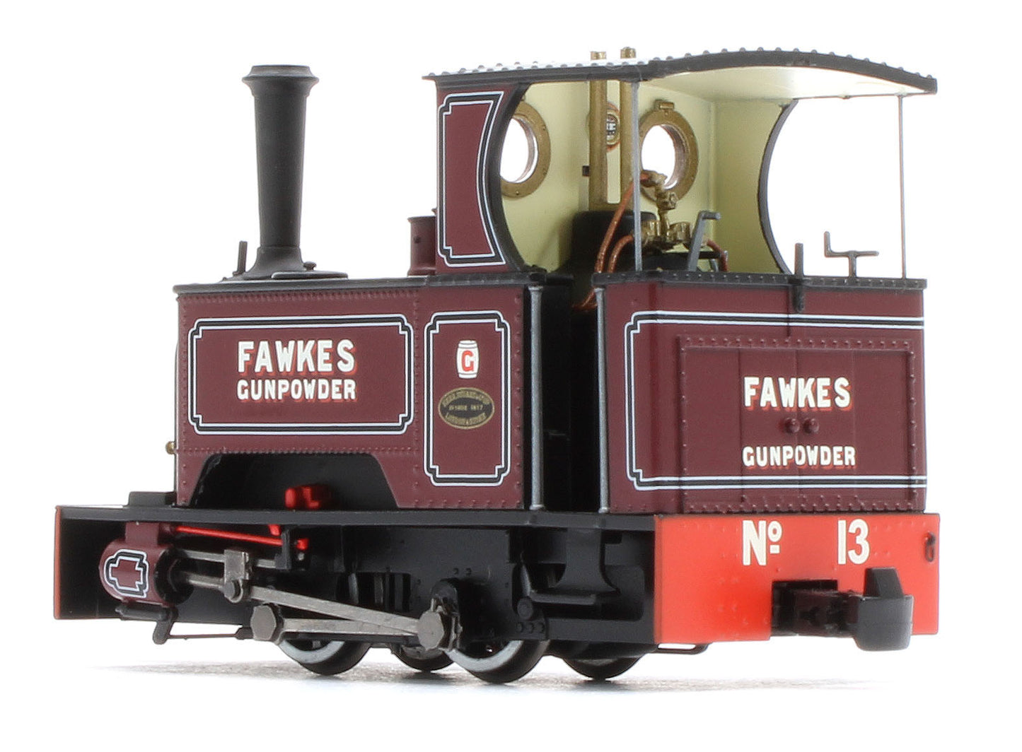 986206 Sirdar Class 0-4-0 Kerr, Stuart & Co. Short-Tank 'What If' - G. Fawkes Lined Maroon Steam Locomotive