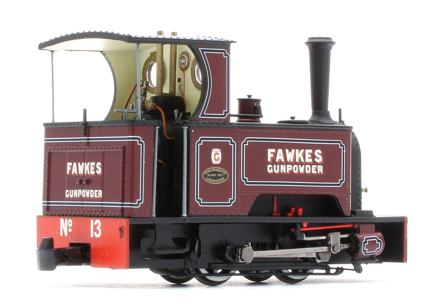 986706 Sirdar Class 0-4-0 Kerr, Stuart & Co. Short-Tank 'What If' - G. Fawkes Lined Maroon Steam Locomotive - DCC Fitted
