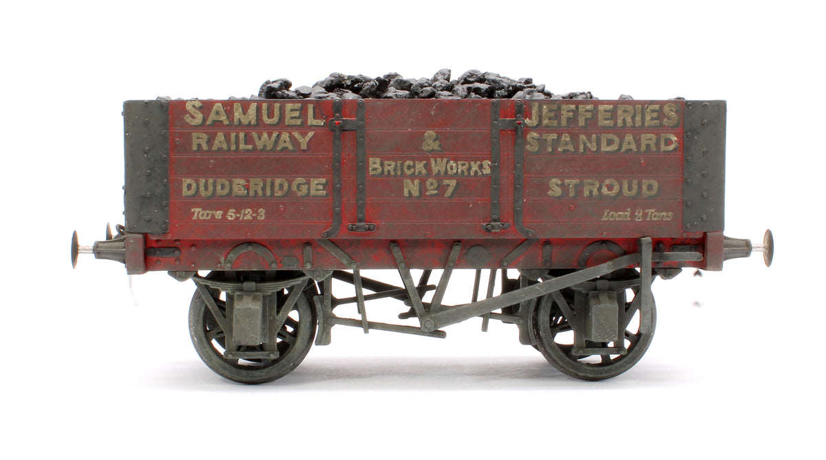 Pre-Owned Kit Built 8T 5 Plank Coal Wagon No.7 'Samuel Jefferies' - Weathered