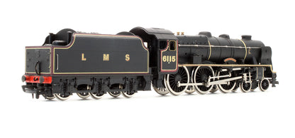 Pre-Owned LMS Lined Black 4-6-0 Rebuilt Scot Class 'Scots Gaurdsman' 6115 Steam Locomotive