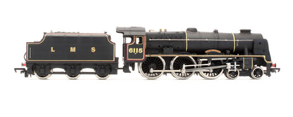 Pre-Owned LMS Lined Black 4-6-0 Rebuilt Scot Class 'Scots Gaurdsman' 6115 Steam Locomotive