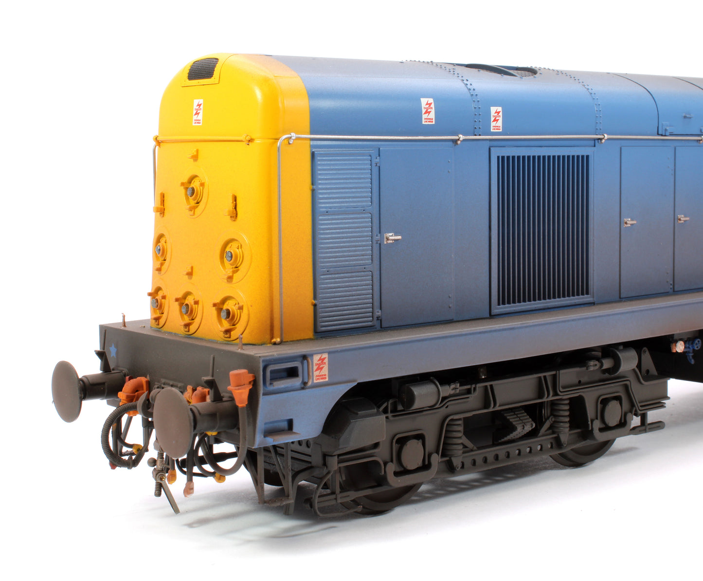 Class 20 BR Blue 20042 DCE Stripes (Disc Headcode) Diesel Locomotive - Faded/Weathered