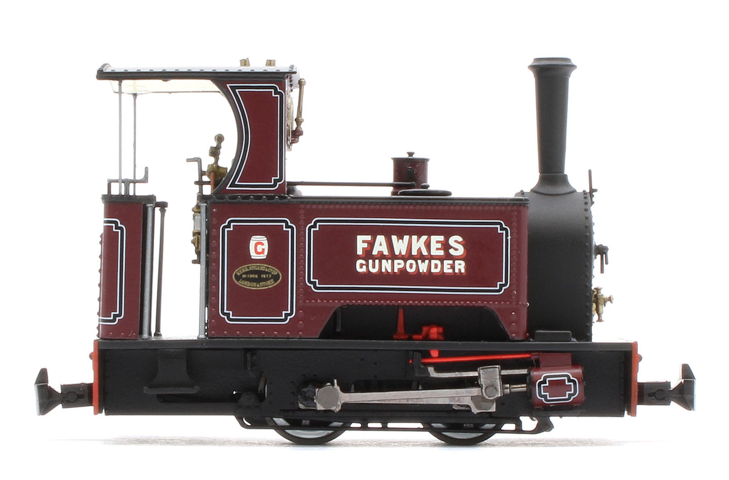986706 Sirdar Class 0-4-0 Kerr, Stuart & Co. Short-Tank 'What If' - G. Fawkes Lined Maroon Steam Locomotive - DCC Fitted