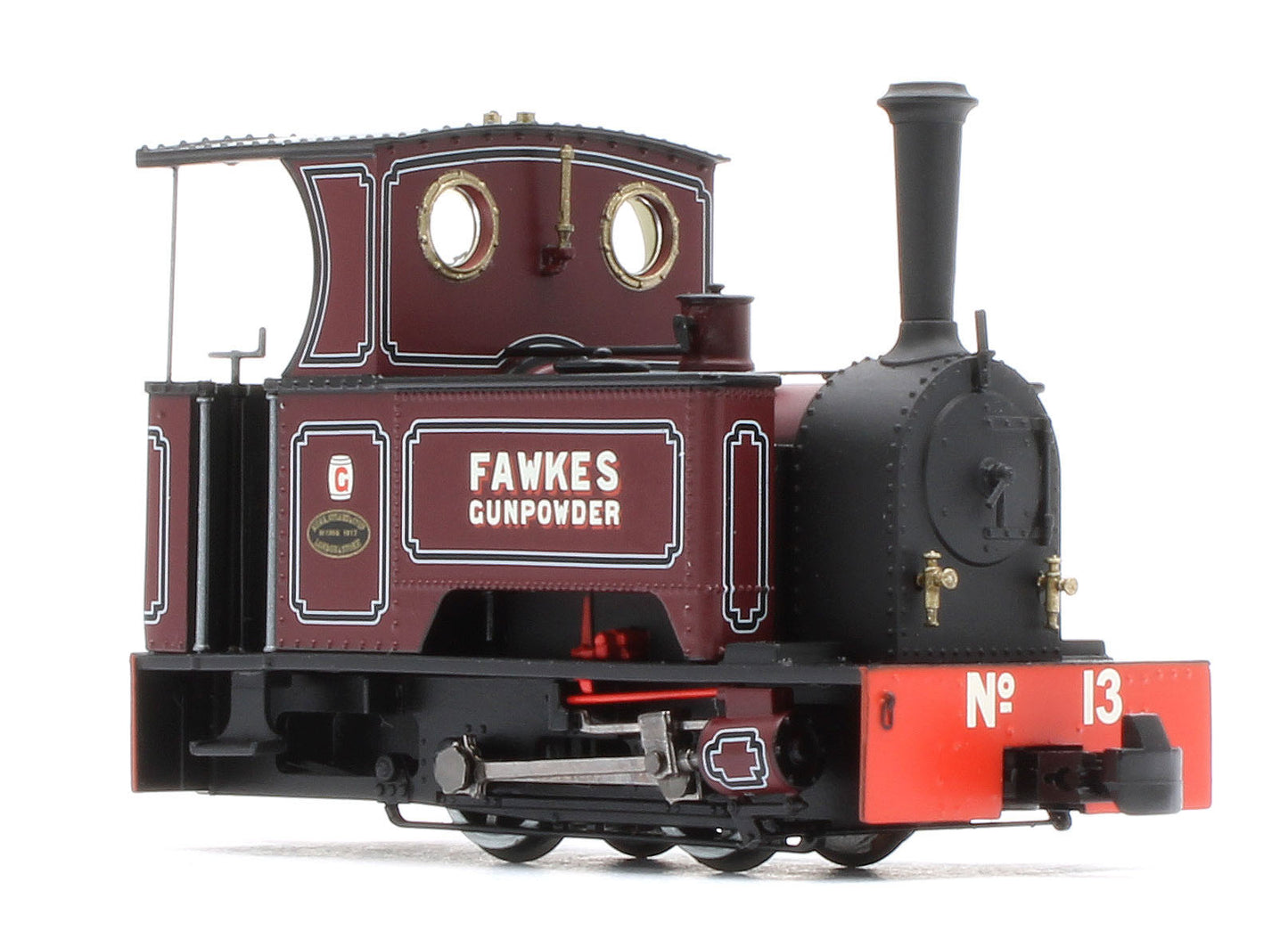 986706 Sirdar Class 0-4-0 Kerr, Stuart & Co. Short-Tank 'What If' - G. Fawkes Lined Maroon Steam Locomotive - DCC Fitted