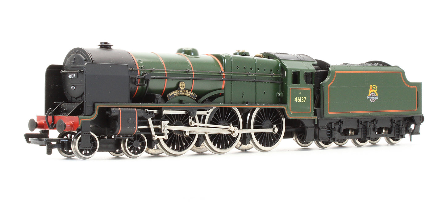 Pre-Owned BR Green Parallel Boiler Scot 4-6-0 'Prince of Wales Volunteers South Lancashire' 46137 Steam Locomotive