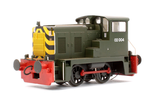 Pre-Owned 2844 Class 02 02004 BR Green (no BR logo) Diesel Locomotive - Weathered