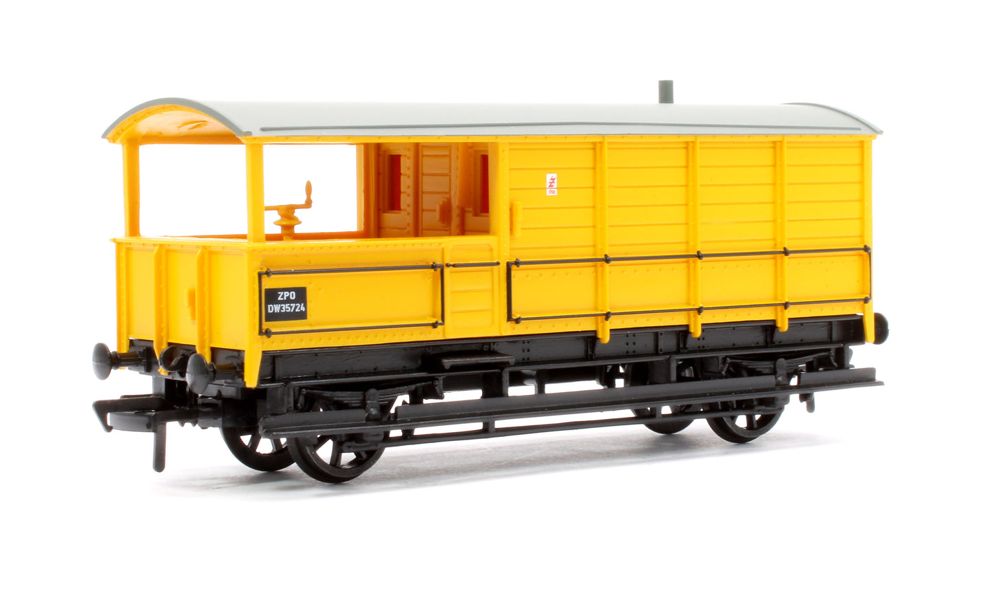 GWR 20T 'Toad' Brake Van BR Departmental Yellow DW35724